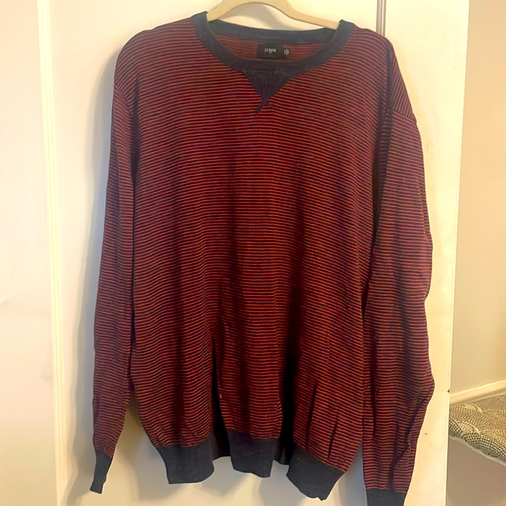 EUC Men’s JCrew Factory  striped crew neck
